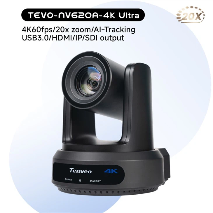Tevo - NV620A-4K 20x Оптична камера відеокамера Zoom