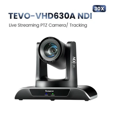 AI Автоматичне відстеження 30x 1080p 60fps PTZ камера NDI SDI/LAN/HDMI/USB3.0