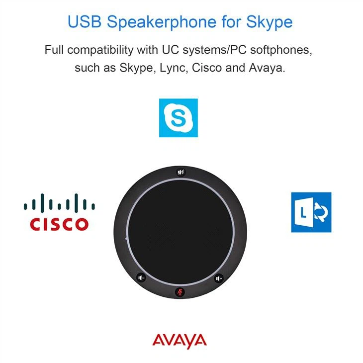USB Speakerphone for Tele Conferencing Meeting Call