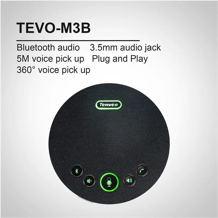 Телефон гучного зв'язку Tenveo Bluetooth з радіусом дії 5 М
